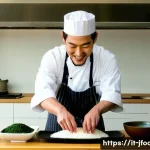 일식조리 기능사 시험 관련 유튜브 채널 추천 - **Prompt: Learning Traditional Japanese Cooking Basics**
    "A bright, well-organized professional ...